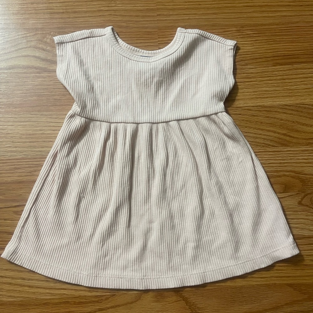 Old Navy Ribbed Baby Dress in Light pink